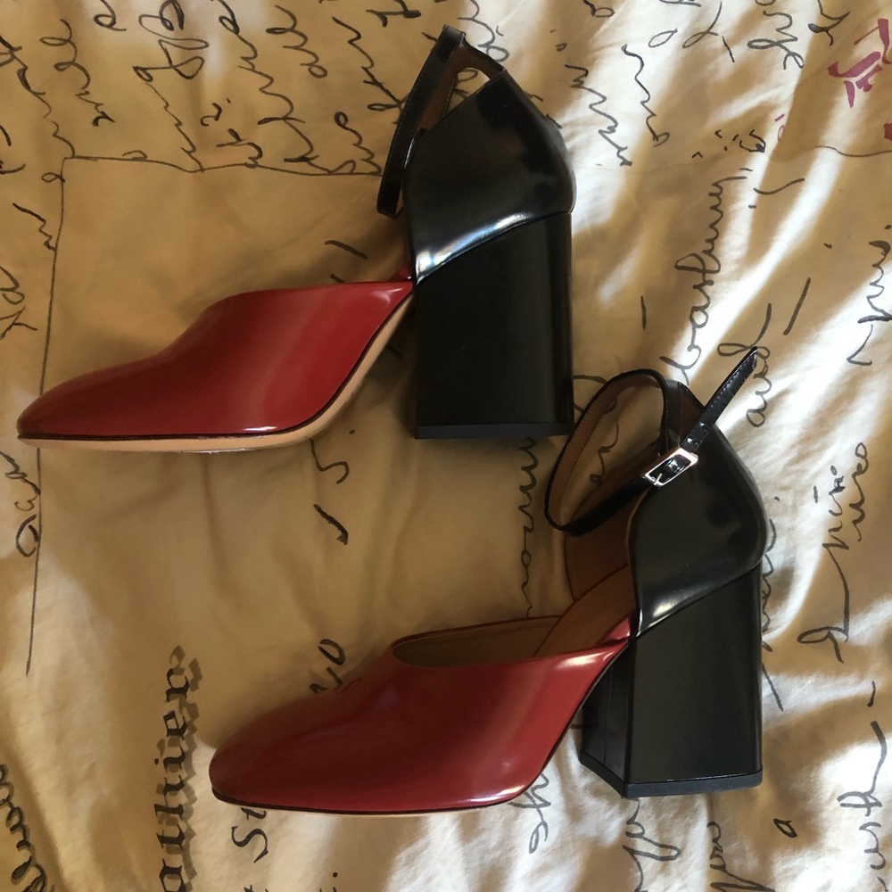 Marni square toe block heel NWOT